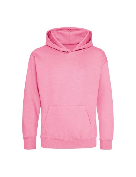 Dětská mikina JustHoods - Candyfloss pink 3/4 roky