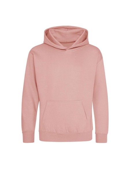 Dětská mikina JustHoods - Dusty pink 1/2 roky