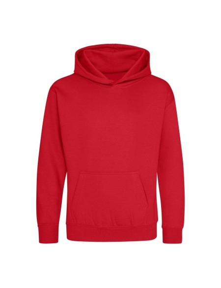 Dětská mikina JustHoods - Fire red 1/2 roky