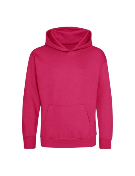 Dětská mikina JustHoods - Hot pink 5/6 let