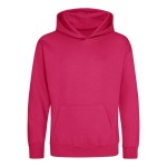 Dětská mikina JustHoods - Hot pink 7/8 let