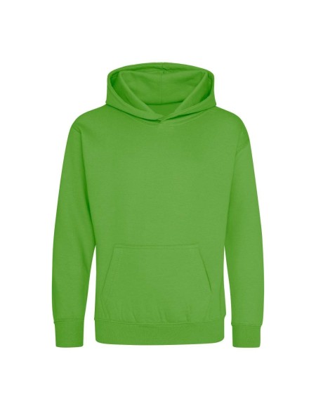 Dětská mikina JustHoods - Lime green 12/13 let