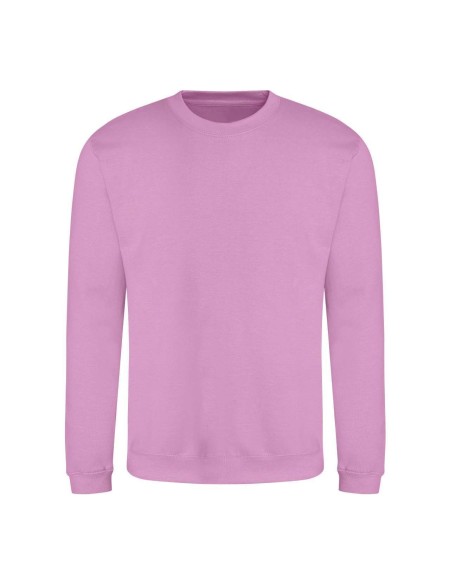 Unisex mikina bez kapuce JustHoods - Lavender XL