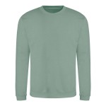 Unisex mikina bez kapuce JustHoods - Dusty green M