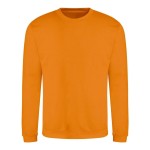 Unisex mikina bez kapuce JustHoods - Pumpkin pie XL