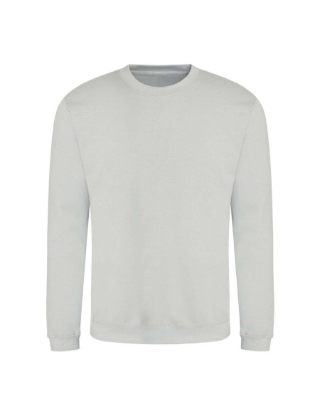 Unisex mikina bez kapuce JustHoods - Moondust grey M