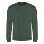 Unisex mikina bez kapuce JustHoods - Bottle green XXL