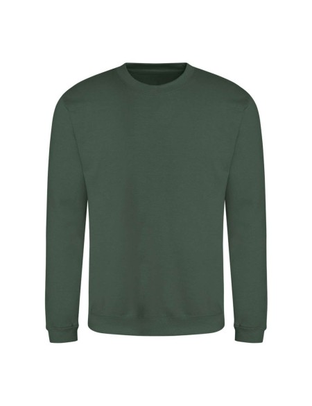 Unisex mikina bez kapuce JustHoods - Bottle green XS