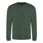 Unisex mikina bez kapuce JustHoods - Bottle green XL