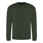 Unisex mikina bez kapuce JustHoods - Forest green XS