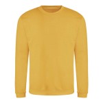 Unisex mikina bez kapuce JustHoods - Gold S