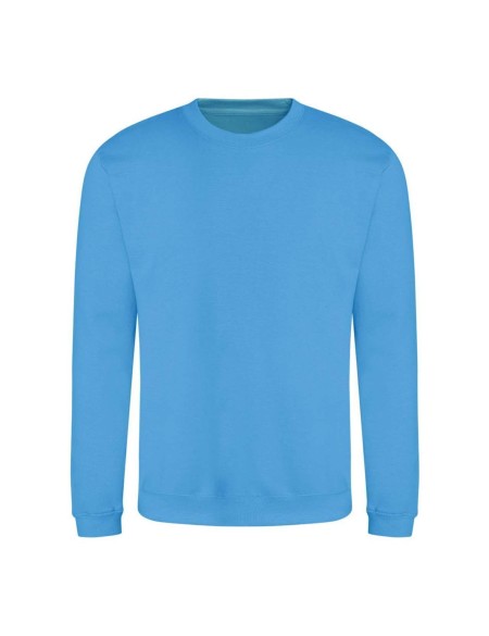 Unisex mikina bez kapuce JustHoods - Hawaiian blue XXL