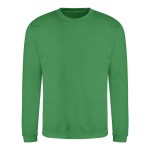 Unisex mikina bez kapuce JustHoods - Kelly green XXL