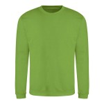 Unisex mikina bez kapuce JustHoods - Lime green XL
