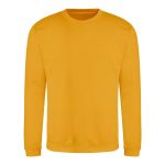 Unisex mikina bez kapuce JustHoods - Mustard XS