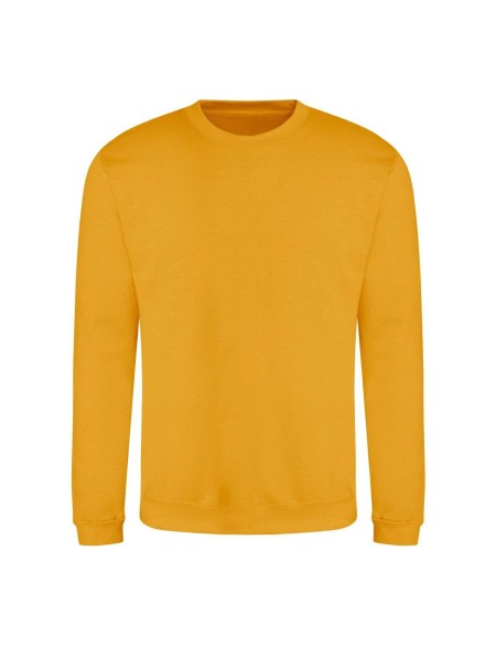 Unisex mikina bez kapuce JustHoods - Mustard S