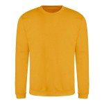 Unisex mikina bez kapuce JustHoods - Mustard M