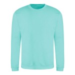 Unisex mikina bez kapuce JustHoods - Peppermint XS