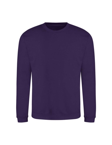 Unisex mikina bez kapuce JustHoods - Purple M