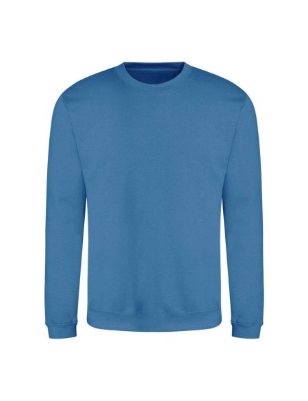 Unisex mikina bez kapuce JustHoods - Sapphire blue XS