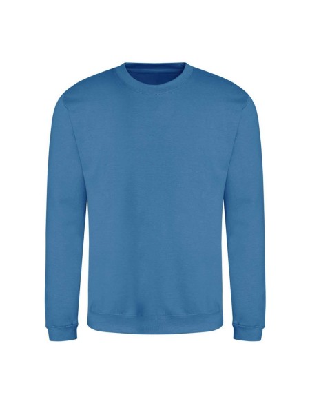Unisex mikina bez kapuce JustHoods - Sapphire blue M
