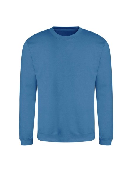 Unisex mikina bez kapuce JustHoods - Sapphire blue XXL