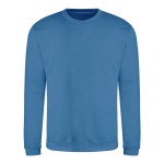 Unisex mikina bez kapuce JustHoods - Sapphire blue 3XL