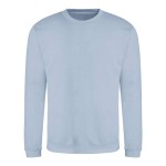 Unisex mikina bez kapuce JustHoods - Sky blue L