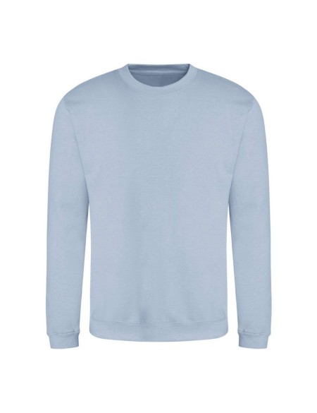 Unisex mikina bez kapuce JustHoods - Sky blue XL