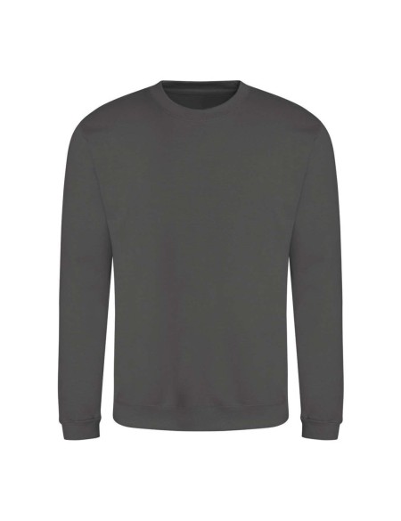Unisex mikina bez kapuce JustHoods - Steel grey XL