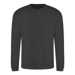 Unisex mikina bez kapuce JustHoods -  Storm grey L
