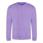 Unisex mikina bez kapuce JustHoods - Digital lavender S