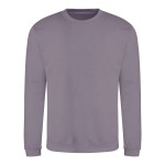 Unisex mikina bez kapuce JustHoods - Dusty lilac XS
