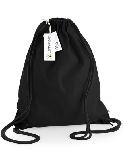 Vak z těžké bio bavlny W810 - Black/black