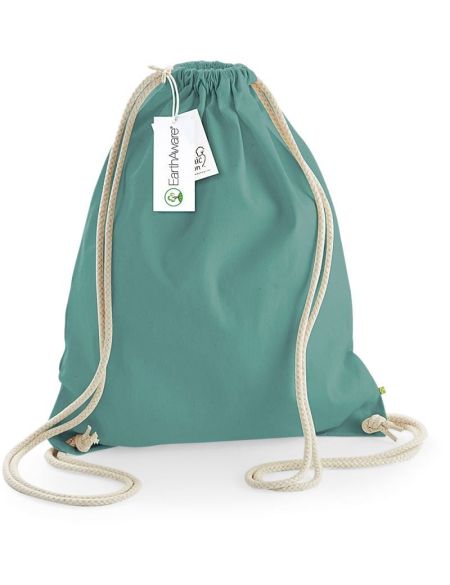 Vak z těžké bio bavlny W810 - Sage green