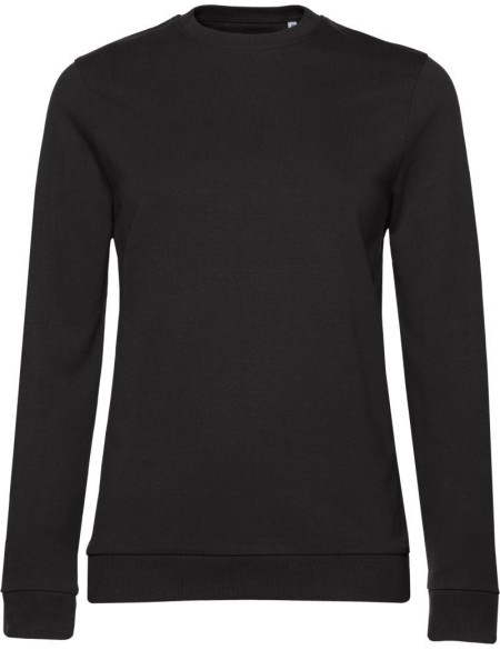 Dámská mikina bez kapuce #Set In - Black pure XS