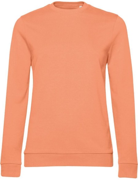 Dámská mikina bez kapuce #Set In - Melon orange XL