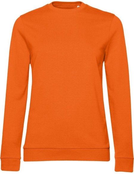 Dámská mikina bez kapuce #Set In - Pure orange XXL