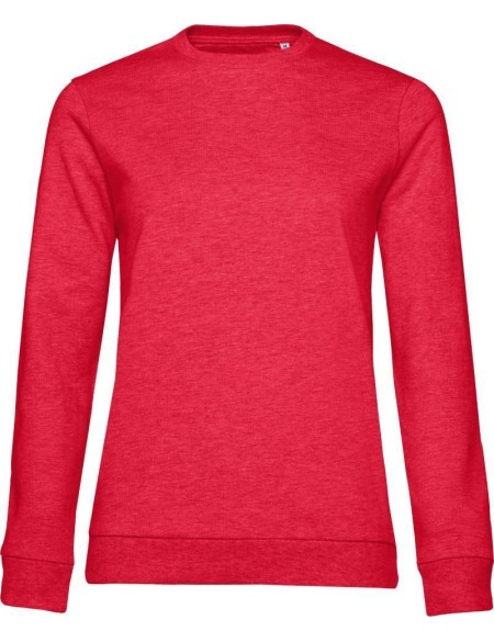 Dámská mikina bez kapuce #Set In - Heather red S