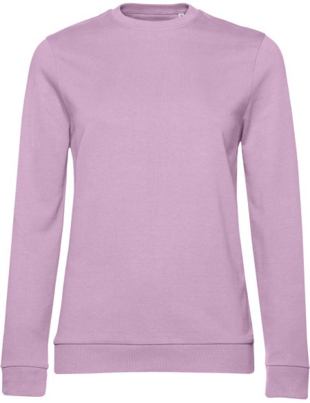 Dámská mikina bez kapuce #Set In - Candy pink XXL
