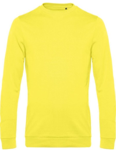Pánská mikina bez kapuce #Set in - Solar yellow XXL