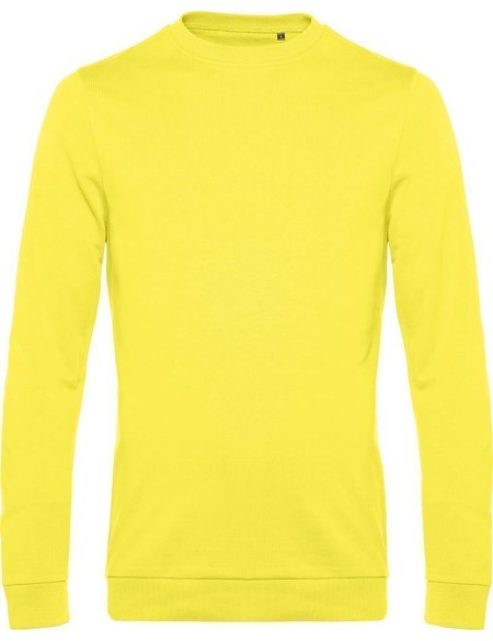 Pánská mikina bez kapuce #Set in - Solar yellow 3XL