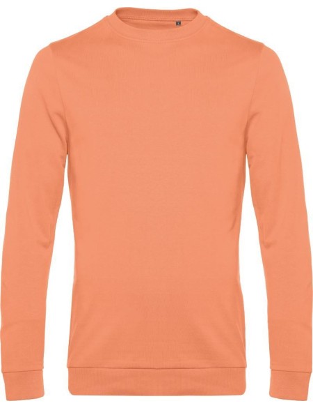 Pánská mikina bez kapuce #Set in - Melon orange XS