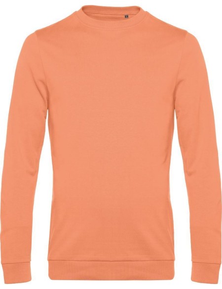 Pánská mikina bez kapuce #Set in - Melon orange S