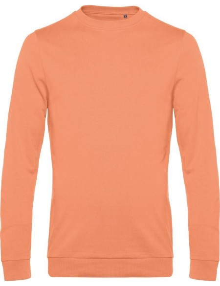 Pánská mikina bez kapuce #Set in - Melon orange M