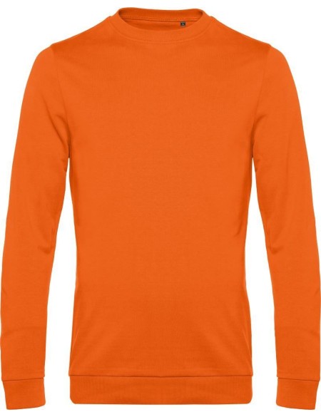 Pánská mikina bez kapuce #Set in - Pure orange XS