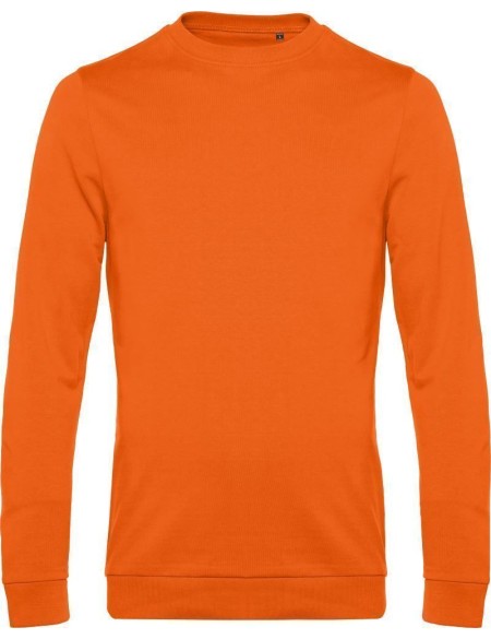 Pánská mikina bez kapuce #Set in - Pure orange XXL