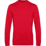 Pánská mikina bez kapuce #Set in - Červená 3XL