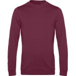 Pánská mikina bez kapuce #Set in - Burgundy L