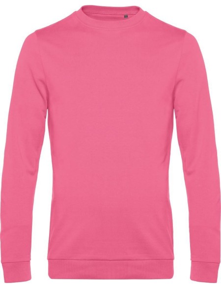Pánská mikina bez kapuce #Set in - Pink fizz XS